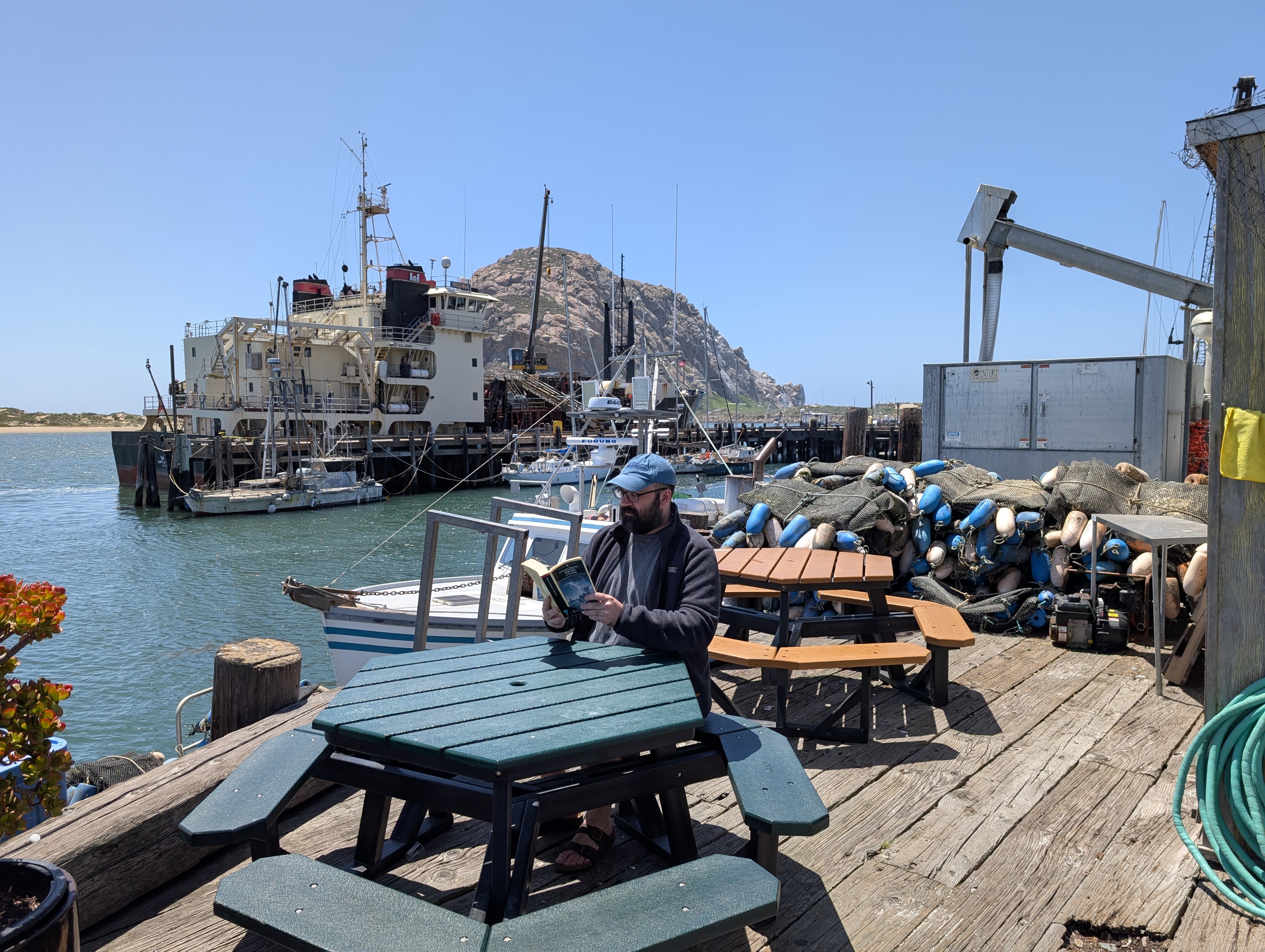 Reading Moby-Dick in Morro Bay
