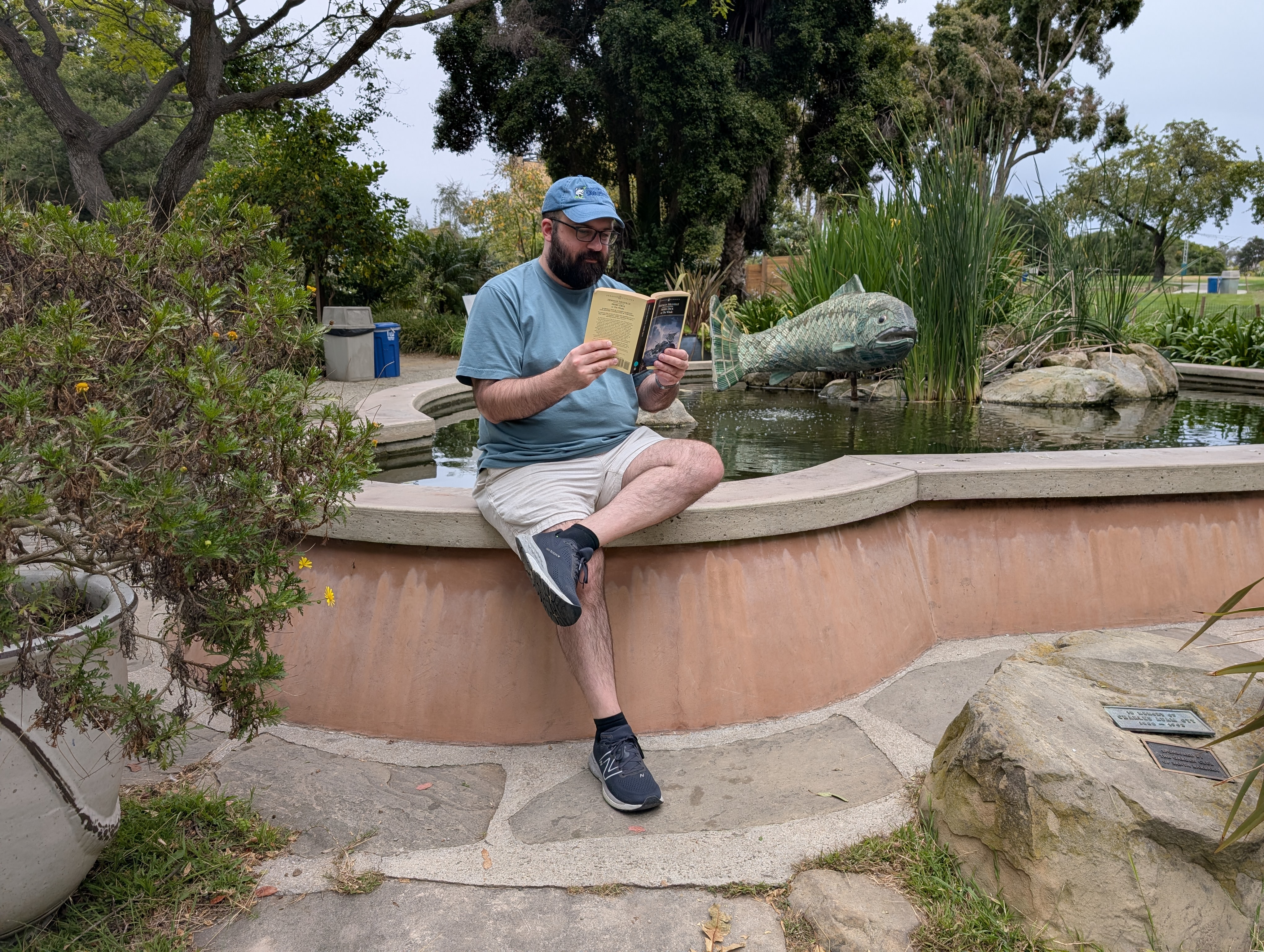 Reading Moby-Dick at the zoo