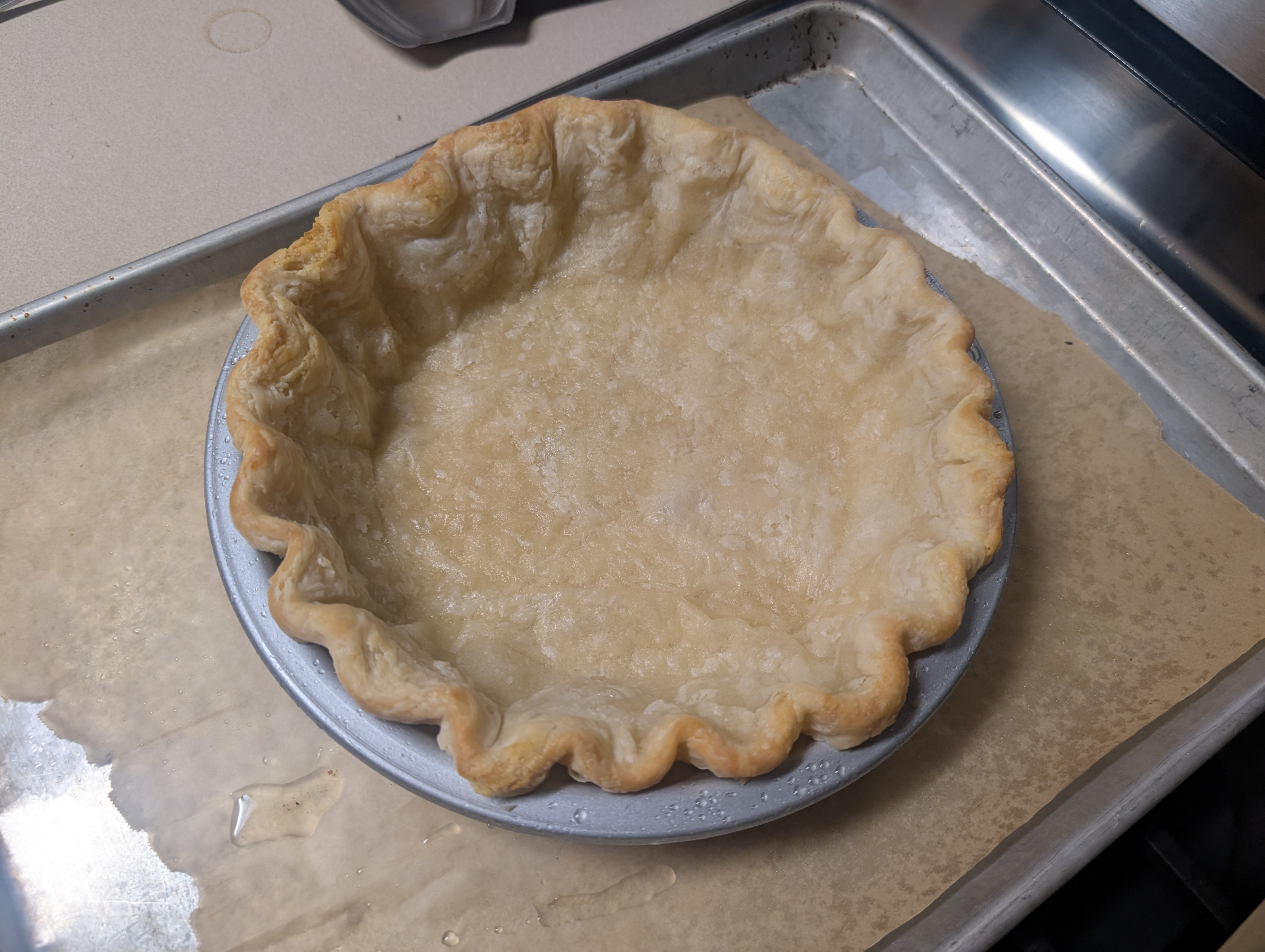 Par baked pie crush