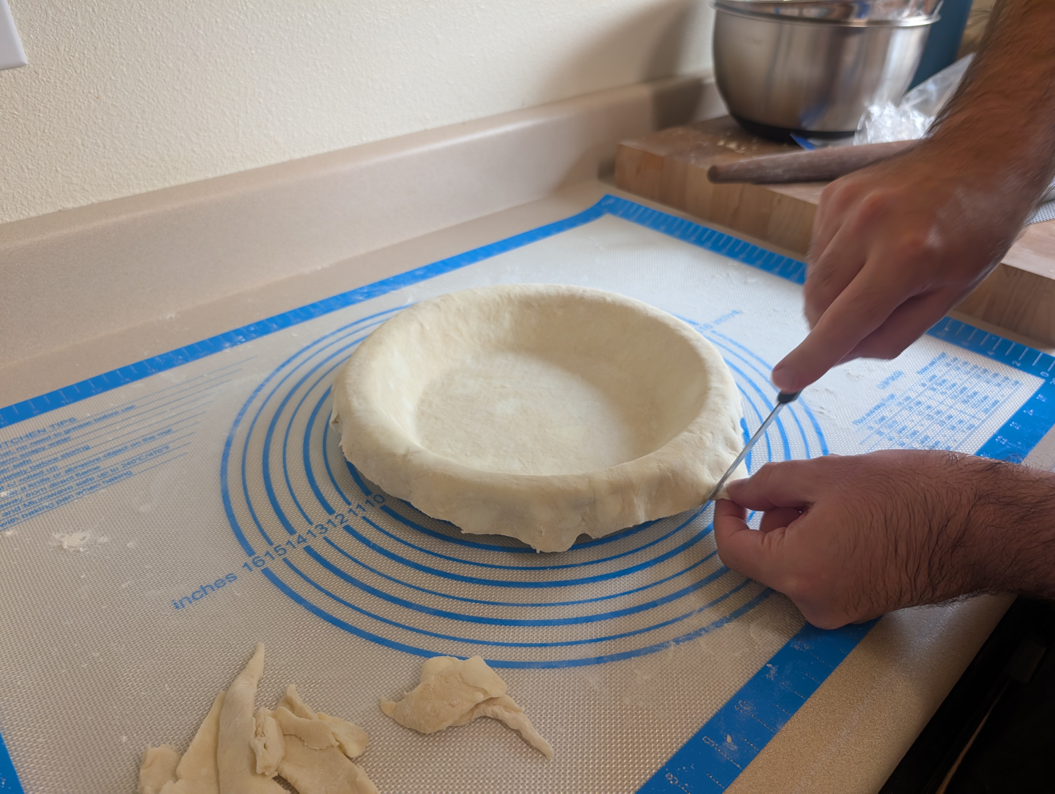 Trimming the edges