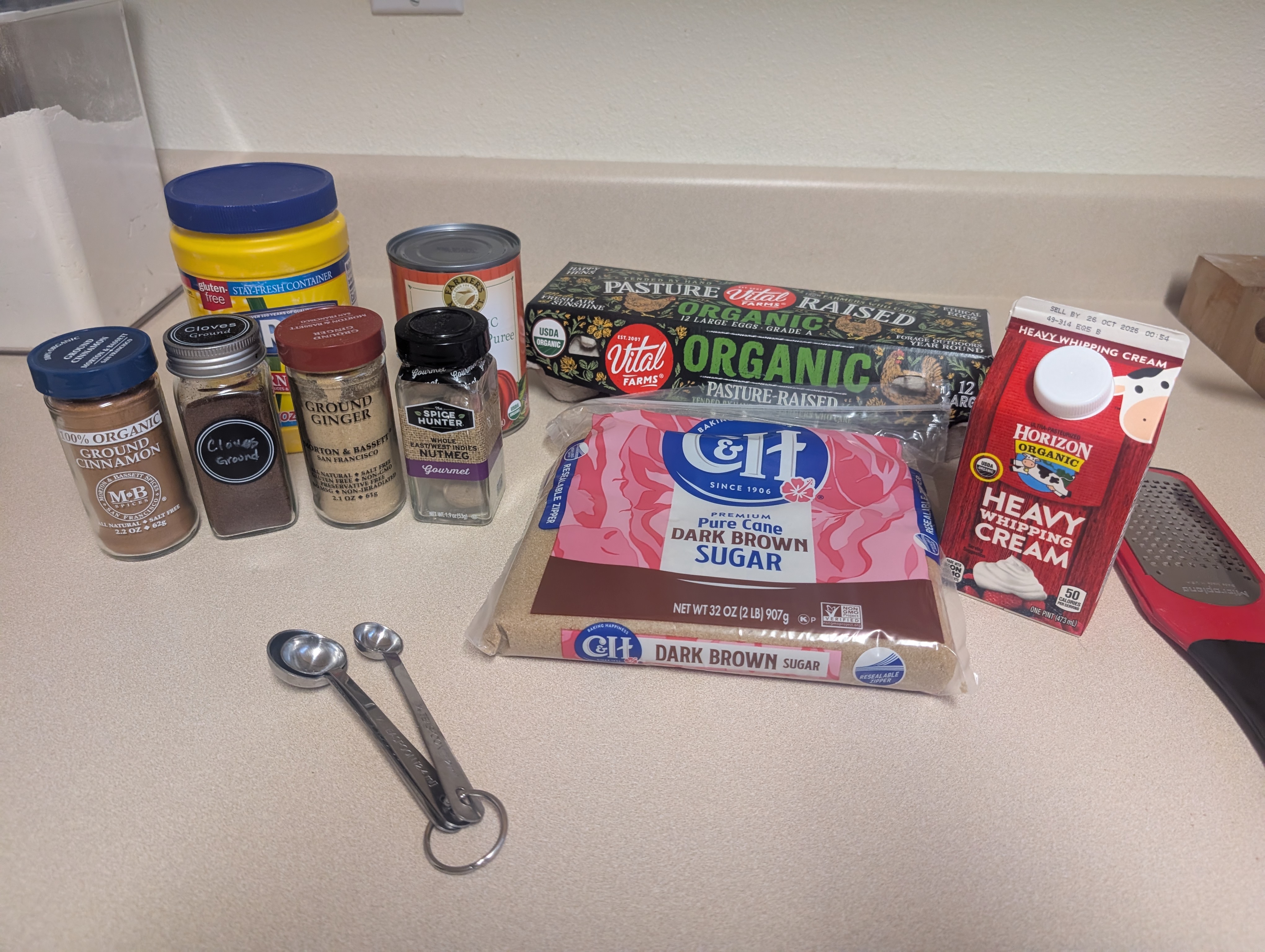 Pie filling ingredients
