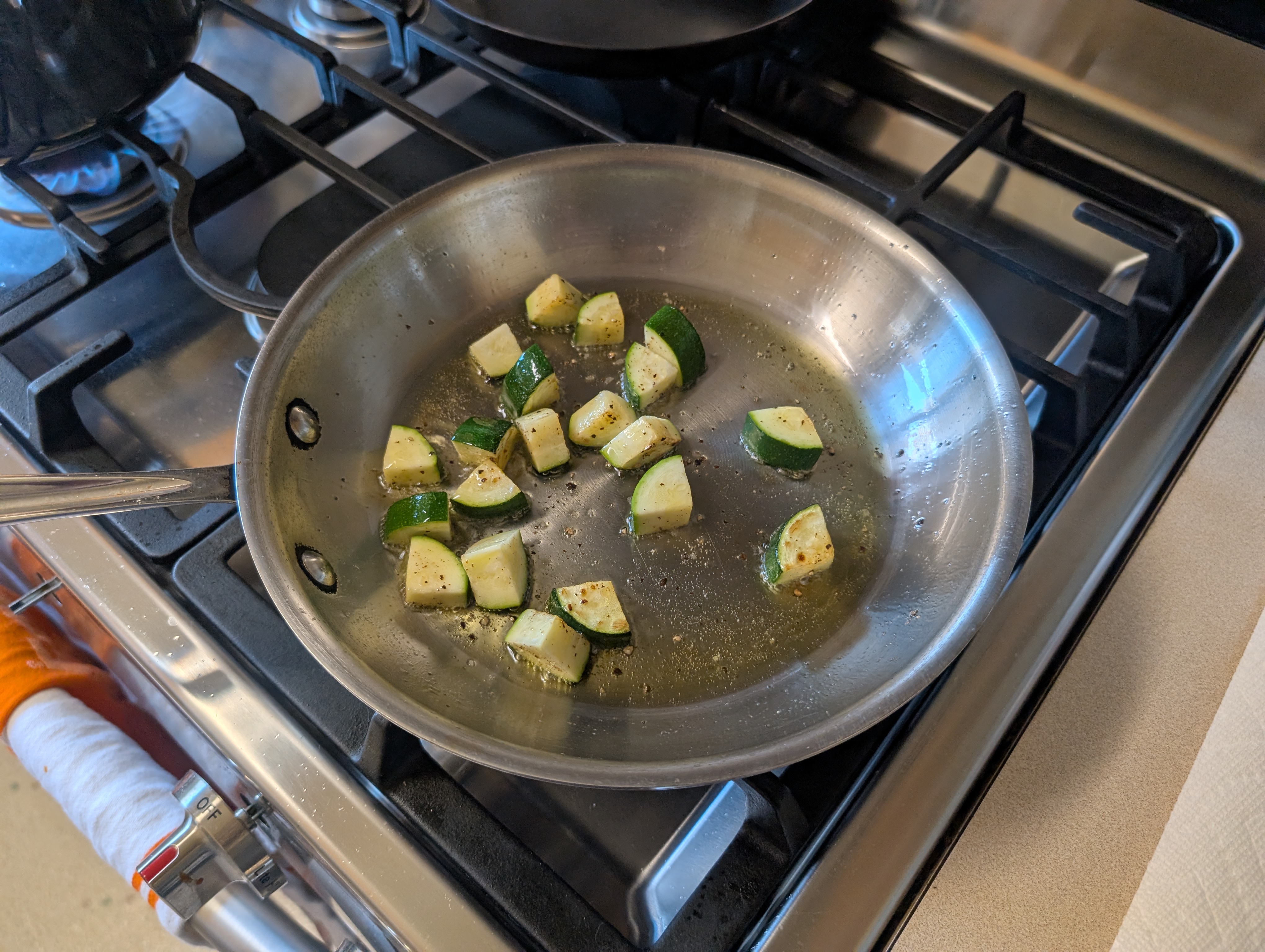 Sauteed zucchini